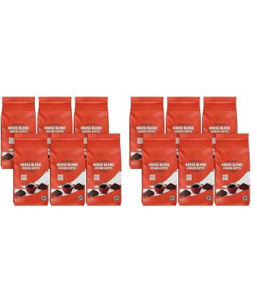 by Amazon Caf moulu m lange classique torr faction moyennement pouss e 1.36kg 227g lot de 12 - Certifi Rainforest Alliance 227 g (Lot de 12)