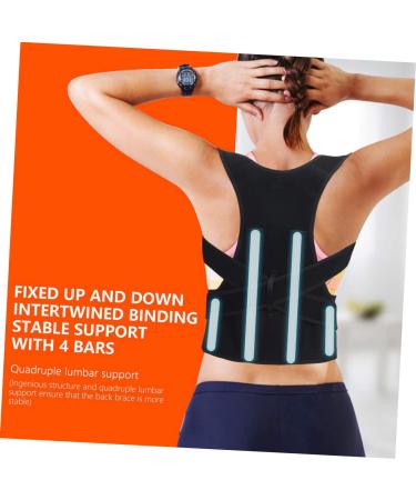 FRCOLOR Back Support Belt - Posture Corrector for Men | Heat Adjustable Hunchback Device | Portable Back Straightener | Family Support Brace - Buy Online on GoSupps.com