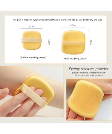 5 Pieces Drop-Shaped Powder Puffs and 5 Pieces Square Powder Puffs Makeup Sponge Set Makeup Puffs Mini Puffs Air Cushion Puffs Makeup Tools - Buy Online on GoSupps.com