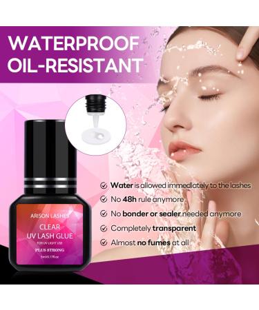 Buy Eyeline Extension UV Eyelash Glue - 1 Sec Dry Waterproof Professional Use (5ml Clear) - ZiUV-Lashglue5 - Buy Online on GoSupps.com