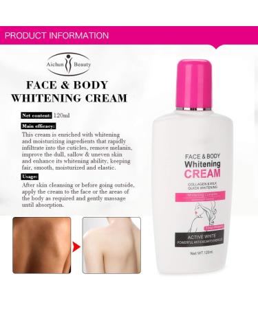 120g Milk Whitening Body Lotion | Moisturizing Skin Care Cream for All Skin Types | Nourishing Body Lotion Download - Buy Online on GoSupps.com