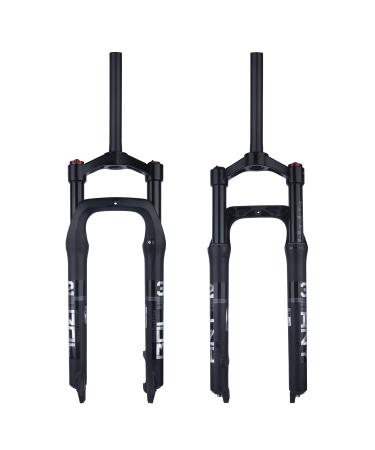 BOLANY Snow Bike Front Fork for A Bicycle 26inch Aluminum Alloy Air Gas Fat Fork Bike for 4.0" Tire Bicycle Accessories manual