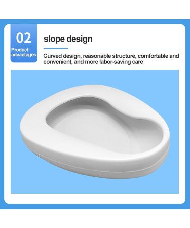 NEDLON Plastic Bedpans Unisex Thicken Bed Pan Portable Toilet Potty for Bedridden Old Man Pregnant Woman Hospital Or Home Use (Color : Blue) - Buy Online on GoSupps.com