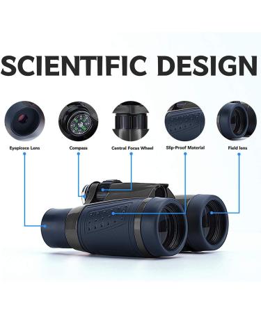 Vanstarry Compact Binoculars for Kids | Waterproof 5X30 Optical Lens with Compass | Ideal Toy Gift for Boys & Girls | Perfect for Bird Watching, Hiking, Camping, Fishing - Buy Online on GoSupps.com