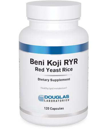 Douglas Laboratories Beni Koji Red Yeast Rice | Fermented Red Yeast Rice to Support Healthy Blood Lipid Metabolism* | 120 Capsules 120 Count (Pack of 1)