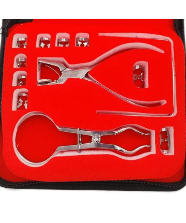 LMEIL Rubber Dam Kit Starter With 18pcs With Frame Punch Clamps Dental Instruments For Dentist Orthodontic Tools