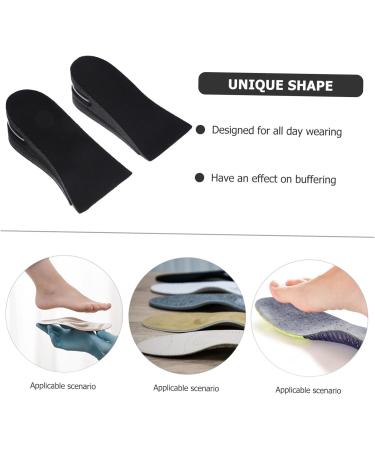 FOMIYES Thickened Foot Cushions - Forefoot Cushion Pads Half Insoles PU Inserts in Black - Medium Size for Ultimate Comfort - Buy Online on GoSupps.com