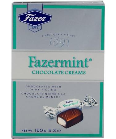  Fazermint Fazermint Karl Fazer Milk Chocolate Candy with Mint Praline Cream 150g Pack of 10 - Buy Online on GoSupps.com
