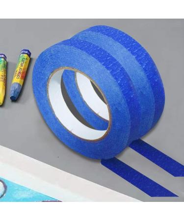 Blue Painter's Tape 3 Rolls - 0.7 Inch x 60 Yard - Multi Surface Masking Tape for Painting and Decoration - Indoor and Outdoor Use - 180 Yard Total - Buy Online on GoSupps.com