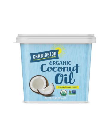Carrington Farms Coconut Oil Pure Unrefined Cold Pressed 12 oz (340 g) - Buy Online on GoSupps.com