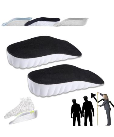2024 Orthopedic High Pads 2.0 Orthopedic High Pads 1.0 Height-Lifting Insoles (Black-B 0.98in+1.38in) Black-b 0.98in+1.38in