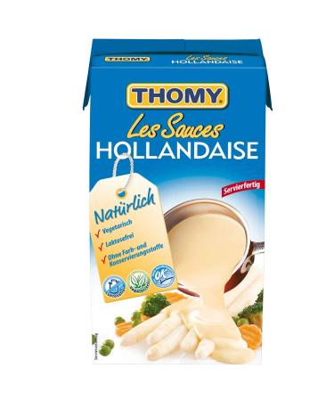Thomy Les Sauces Hollandaise (lactose-free with sunflower oil ready to serve) 1 pack (1 x 1L) - Buy Online on GoSupps.com