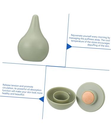 MAGICLULU Oil-absorbing Ball Rolling Volcano Nutragina Healthy Skin Roller Wheels Massaging Volcano Stone Volcanic Roller Skincare Roller Oil Absorbing Face Roller Rollators Oil Control Tool 7.5X5X5CM Green - Buy Online on GoSupps.com