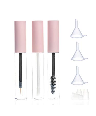 ICEYLI 10ml Empty Mascara Tube  Eyeliner Tube and Lip Gloss Tubes Rubber Inserts and Funnels for Castor Oil  Ideal Kit for DIY Cosmetics