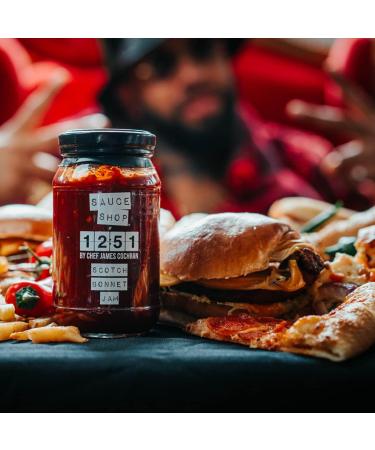 Sauce Shop X 12:51 by Chef James Cochran | Scotch Bonnet Jam | Chilli Jam | 340g Single - Buy Online on GoSupps.com