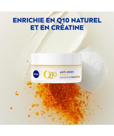 NIVEA Q10 Power Anti-Wrinkle + Firming Day Cream SPF30 (1x50ml) anti-aging cream enriched with Q10 & 10X more creatine moisturizing cream women's face care - Buy Online on GoSupps.com