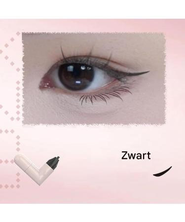 Eyeliner Stamp With Eye Contour Template Doublesided Liquid Eyeliner Women Waterproof and Long Lasting Makeup with Precise Wing Design Wearresistant Daily Life Black - Buy Online on GoSupps.com