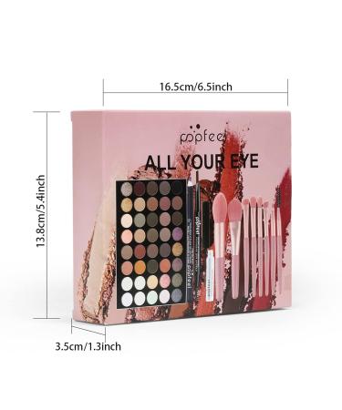 VolksRose Makeup Kit for Women | 40 Colors Eyeshadow Palette & Complete Eyebrow Set - Perfect Gift for Teen Girls - Buy Online on GoSupps.com