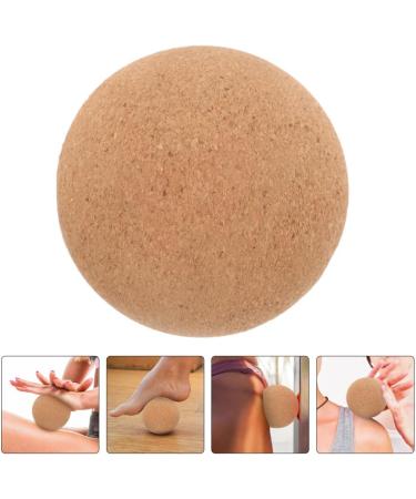 Besportble 10cm Cork Massage Ball - High-Density Deep Tissue Massage Relief for Yoga & Trigger Points - Buy Online on GoSupps.com