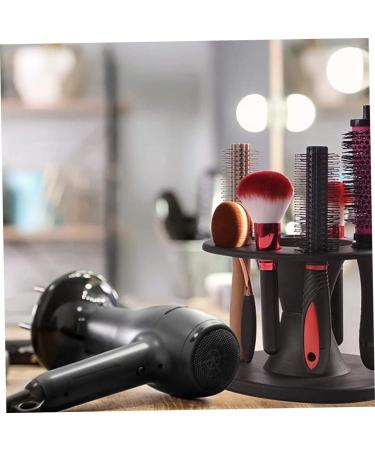 Hair Combs Stand Hair Brush Holder Hair Salon Comb Cosmetic Brush Holder for Salon Barber Shop Black - Buy Online on GoSupps.com