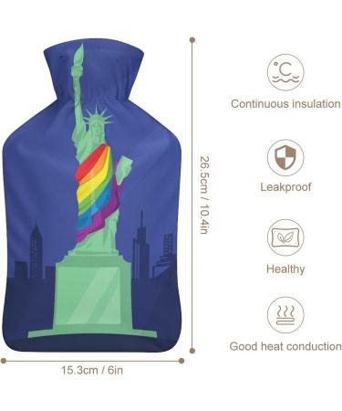 Plush Hot Water Bottle with Cover - Hand Warmer for Adults & Children 26.5x15.3cm - Ideal for Comfort & Warmth - International Shipping Available - Buy Online on GoSupps.com