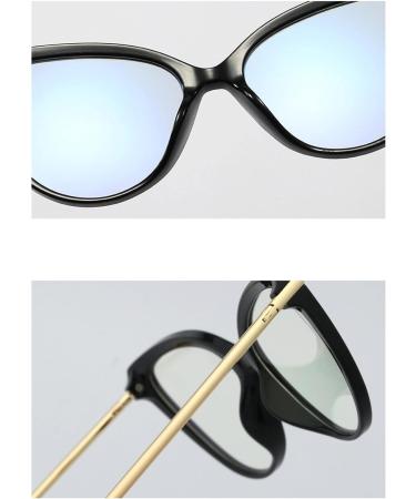 KDOQ TR90 Cat Eye Blue Light Blocking Glasses for Women | Anti Eyestrain Computer & Gamer Eyewear | Stylish Black Design - Buy Online on GoSupps.com