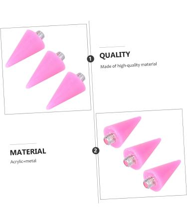Healeved 6 Pcs Wax Head Rhinestone Dotting Pen Tips Nail Picker Replacement Tips Rhinestones Picker Tips Point Drill Pen Tip Rhinestone Picker Head Manicure Tools Nail Art Tool Pink Acrylic - Buy Online on GoSupps.com