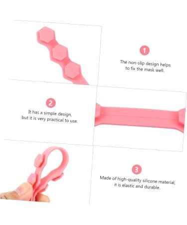 Amosfun 20 STK Adjustable Ear Strap Extension - Silicone Mask Hook Ear Tying Cord for Comfortable Fit - 2PCS - Buy Online on GoSupps.com