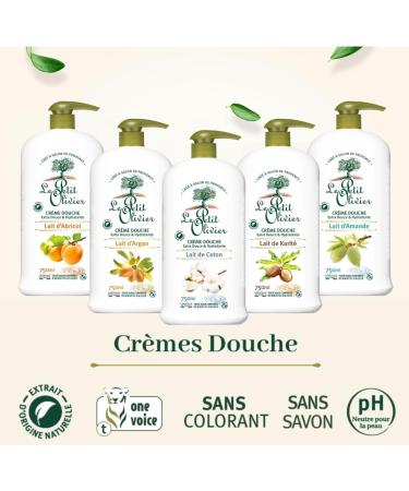 Le Petit Olivier Shower Cream Milk Argan 750 ml - Buy Online on GoSupps.com