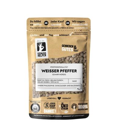 Bremen spice trade white pepper very intense sharpness bright peppercorns for cooking for the pepper mill 150g 150 g (1 Pack)