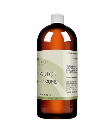 Jamaican Black Castor Oil 32 oz - 100% Pure Organic Cold Pressed, Chemical Free - Premium Grade for Hair, Body, Skin Care - Eyelash & Eyebrow Growth - Buy Online on GoSupps.com