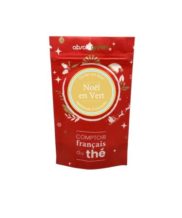 Th Vert No l En Vert - Comptoir Fran ais du Th - Th Vert pices & amandes - Th De No l - Maison Fran aise - Th en vrac