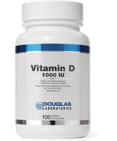 Douglas Laboratories Vitamin D 1000 IU | Vitamin D3 For Bones Teeth Immune Support* | 100 Tablets