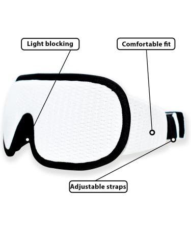 MoxySleep Sleep Mask with Nose Guard - Block Light for Better Sleep | Adjustable Comfort Strap - Buy Online on GoSupps.com