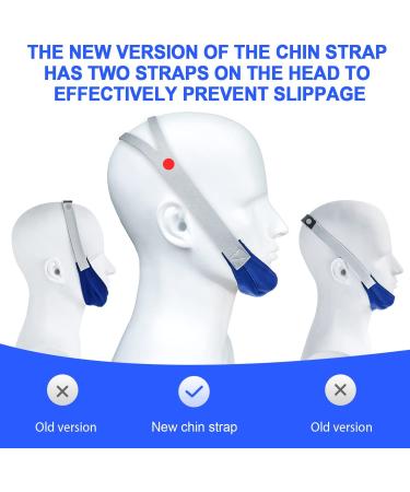 2 Pack Anti Snoring Chin Straps for Mouth Breathers - Instant Relief and Improved Sleep Quality - Buy Online on GoSupps.com