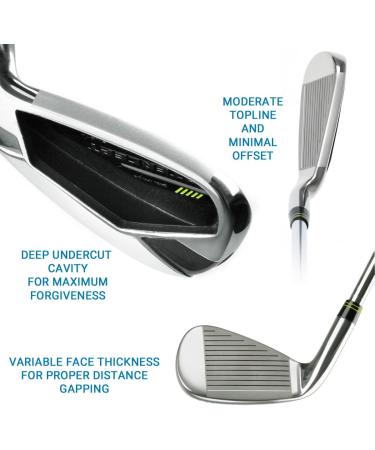 Orlimar Golf Intercept Single Length Iron Set - Men's Right Hand - Steel Stiff - 5-GW - Buy Online on GoSupps.com