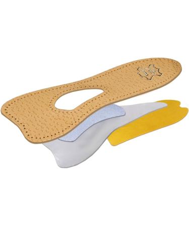 Orthopedic 3/4 Leather Shoe Inserts for Pumps & High Heels Comfortable Insoles for Open Shoes | Women s Size 39 EUR / 6 UK - Buy Online on GoSupps.com