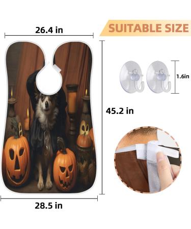 Pumpkin Dog Beard Bib Apron | Beard Hair Catcher for Men | Perfect Gifts for Dad & Husband | Father's Day Anniversary & Christmas - Buy Online on GoSupps.com