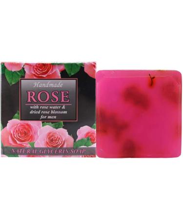 Natural Glycerine soap 60g (Rose) - Buy Online on GoSupps.com