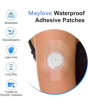 37 Pack Waterproof Adhesive Patches for Freestyle Libre Sensor - Transparent & Breathable CGM Covers - 14 Days - Blue (Pack of 1) - Buy Online on GoSupps.com
