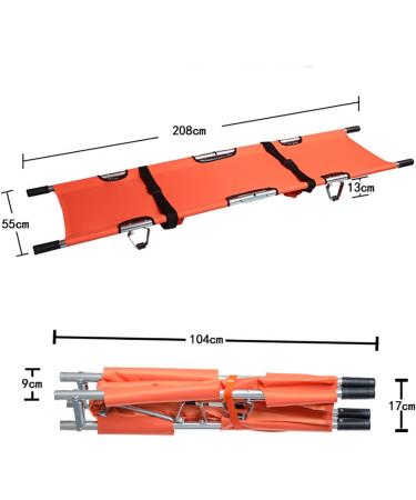 Emergency Rescue Stretcher Foldable Aluminum Alloy Patient Transfer Medical stretcherHospital/Clinic/Family/Portable fire Rescue Stretcher for Sports Fields - Buy Online on GoSupps.com