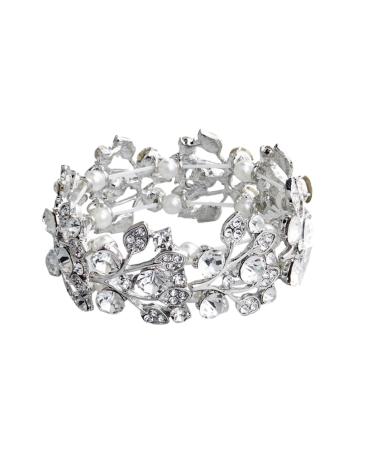 Fomiyes ladies bracelet diamond bracelet for women open bangle gifts for the anniversary pearl bracelet bracelet bracelets crystal bracelet elastic accessories Miss