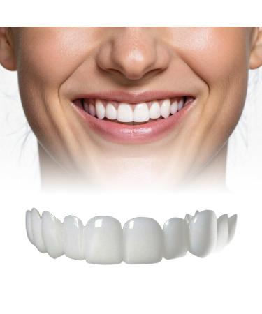 2 Pairs Adjustable Nature and Comfortable to Regain Confident Smile(White) Yellow