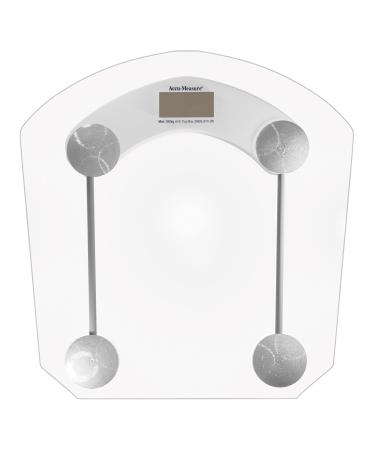 Accu-Measure Digital Scale - Accurate and Precise - Bathroom and Home Scale - Track Your Progress - Easy to Store - Up to 400 Pounds