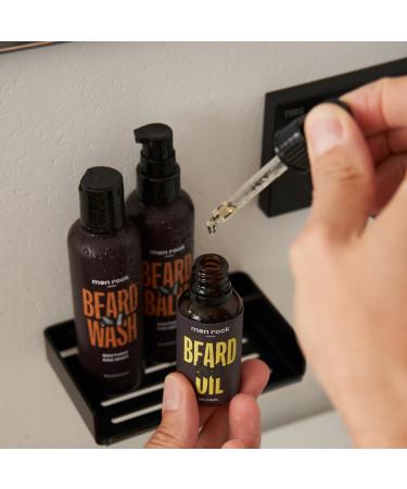 Men Rock Soothing Beard Shampoo 100ml - Soft Moisturising Formula Relieves Itching & Dandruff Oakmoss Fragrance International Shipping Available - Buy Online on GoSupps.com