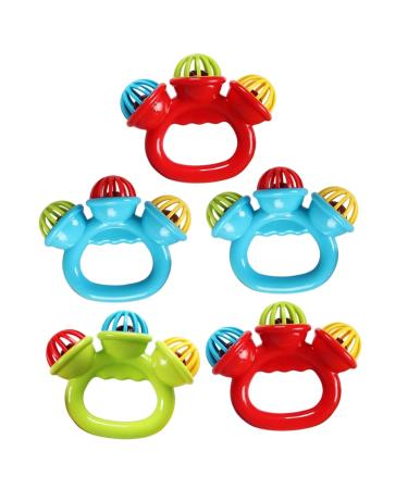 Shop Toyvian 15 STK Hand Bell & Rattle Set - Newborn Bite Toys Toddler Rattle Shakers for Grip & Play - Buy Online on GoSupps.com