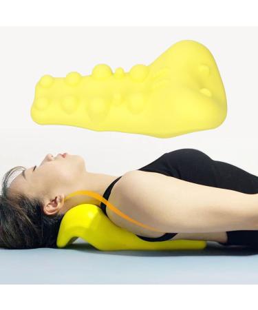 Banapoy Neck Stretcher & Shoulder Posture Corrector - Pain Relief Deep Tissue Massage & Cervical Traction Device for Neck Hump Support - Buy Online on GoSupps.com
