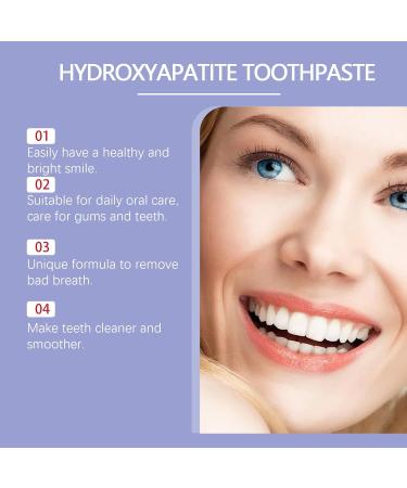 Hydroxyapatite Toothpaste 7.5% Whitening Toothpaste with Mint Fragrance 16 Hours Fresh Breath 120g/4.23oz - Buy Online on GoSupps.com