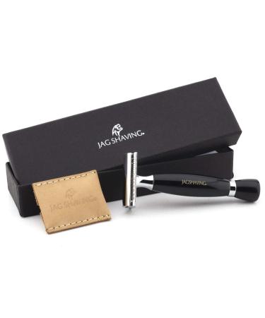 Jag Shaving Rasierhobel mit DE Nassrasierer f r Herren und Damen Rasierpinsel Set