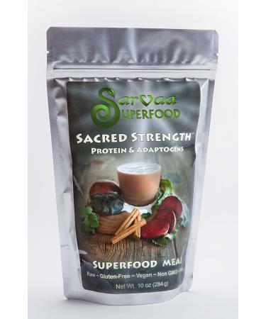Sacred Strength Organic Vegan Non-GMO Gluten-Free Protein and Adaptogens SuperFood Meal (Sacred Strength 3 lb) Sacred Strength 3 Pound